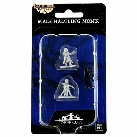 TOYS4.0 Path Finder Deep Cut - Halfing Monk Male W15 Miniature Game - 2 Count TO3305318